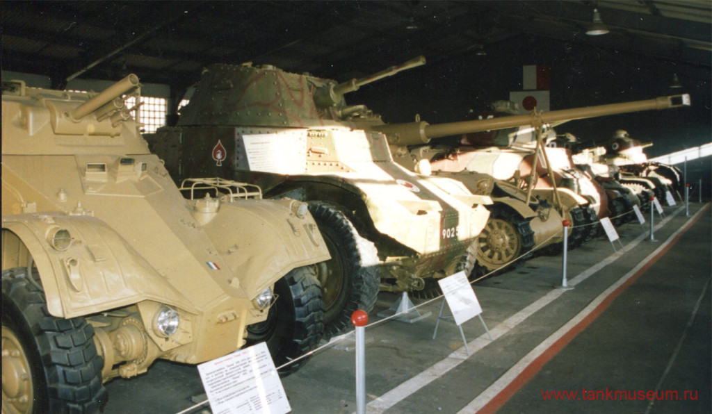 French tanks and armored cars