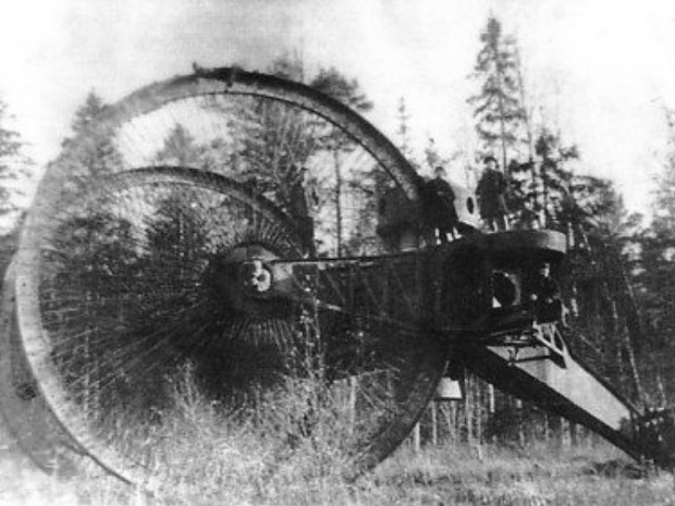 The first Russian tanks, the Lebedenko project