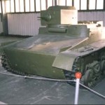 Pre-WWII Soviet light tank-amphibious T-37A (Carden -Loyed Vickers style, Ford-AA engine)