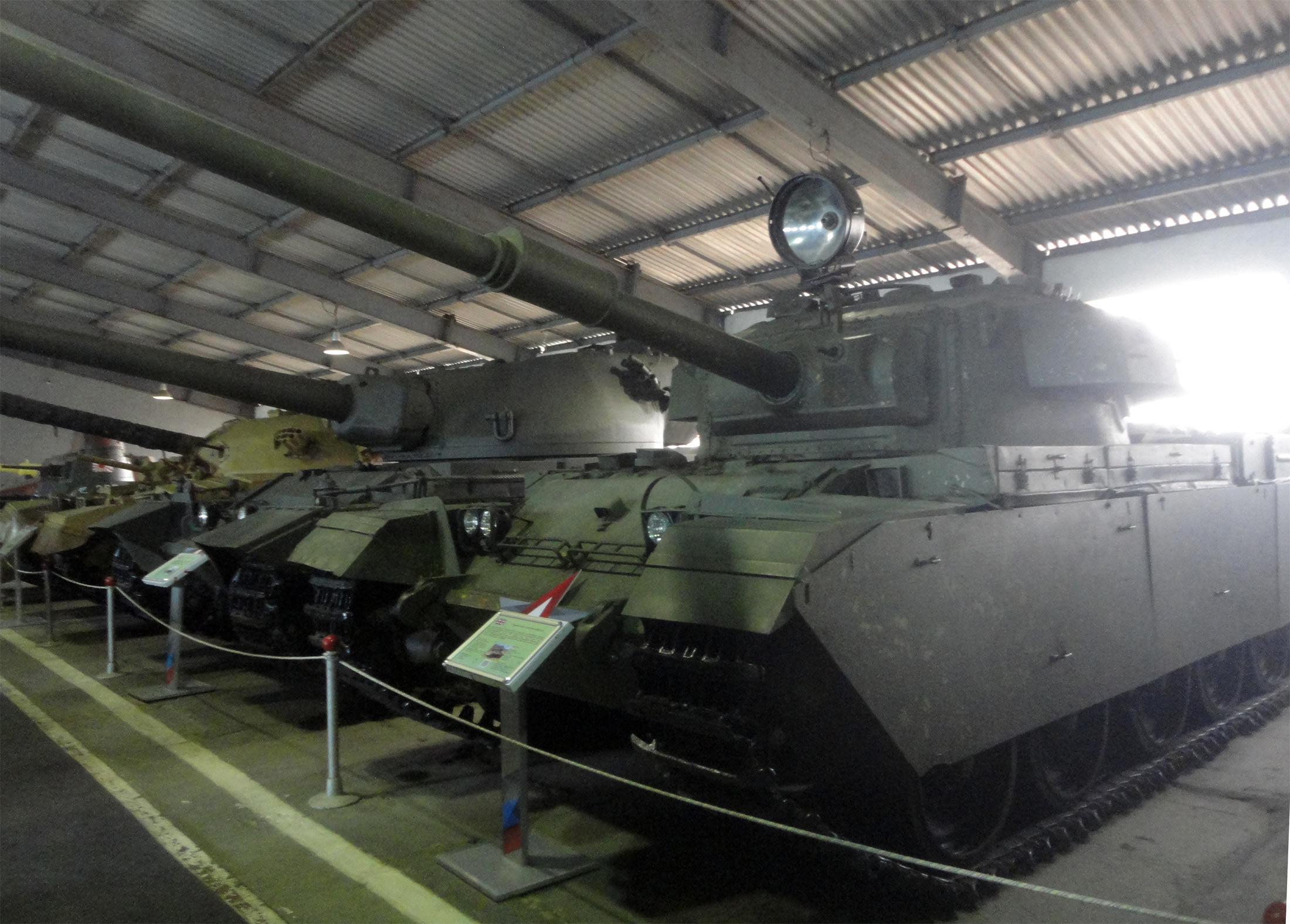 British main tank Centurion Mk 13 tank museum, Kubinka photo, 2016.