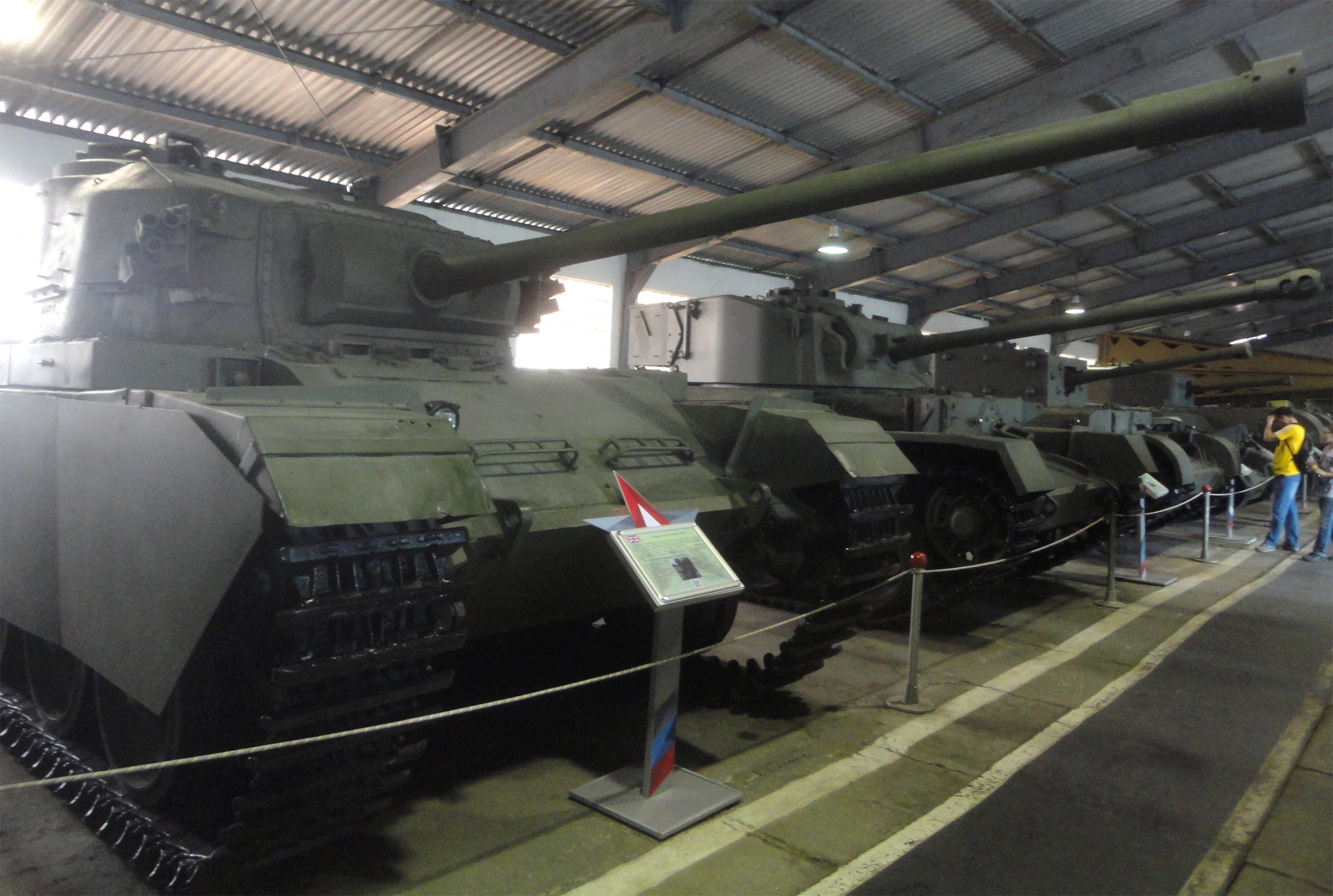 British medium tank Centurion Mk 3, tank museum, Kubinka, photo, 2016.
