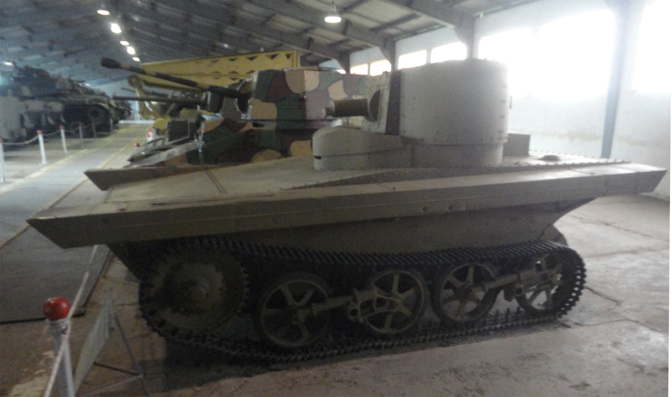 English lightweight floating Vickers-Carden-Loyd tank. The Tank Museum, Kubinka, photo 2016.